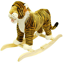 Tiger Soft Plush Rocking Animal Rocker by 