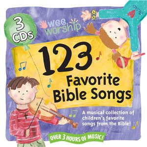 123 Favorite Bible Songs, A Wee Worship Musical Collection Of Children's Favorites 3 Cd Box Set by Baby Genius