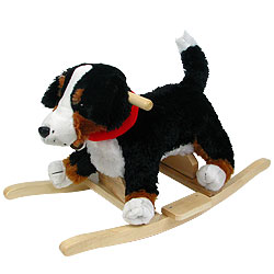 Puppy Dog Soft Plush Rocking Animal Rocker  