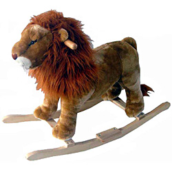 Full Size Plush Lion Rocking Animal  