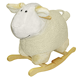 Cuddly Plush Rocking Sheep Animal  