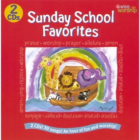 30 Sunday School Favorites - Wee Worship Praise, Alleluias And Amens Songs - 2 Cd Set Baby Genius 