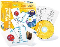 I'm Learning My Word Families - Learning Kit W/ Flash Cards, Music Cd, Worksheets Kidzup 