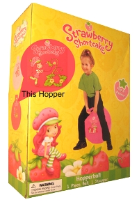 Strawberry Shortcake Inflatable Pink Hopper Ball Strawberry Shortcake 