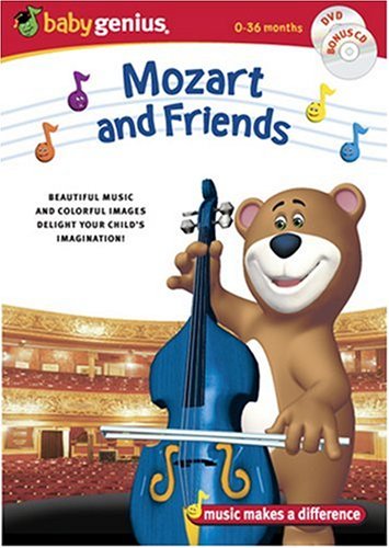 Baby Genius Mozart & Friends Dvd W/bonus Music Cd Baby Genius 