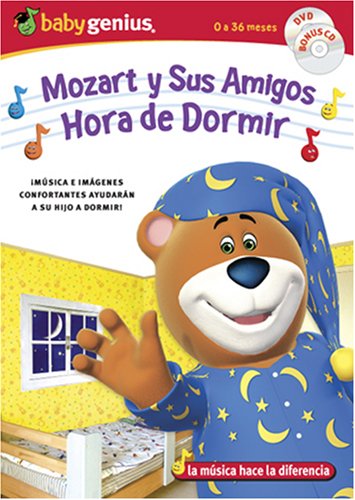 Mozart And Friends Sleepytime / Mozart Y Sus Amigos Hora De Dormir English/spanish Dvd + Bonus Music Cd Set Baby Genius 