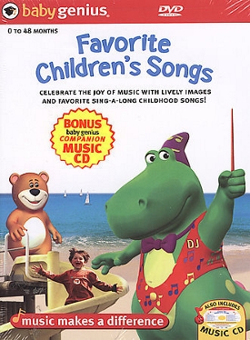 Favorite Children's Sing Along Songs Dvd + Bonus Cd Set Baby Genius 