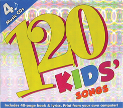 120 Kids Silly, Party, Playtime, Learning Songs - 4 Full Length Cd Music Bonus Set [enhanced] Twin Sisters 