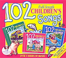 102 Children's Songs 3 Full-length Music Cds Box Set Twin Sisters 