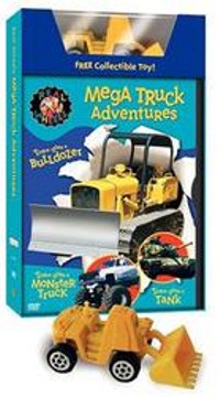 Mega Truck Adventures W/ Free Collectible Toy Real Wheels 